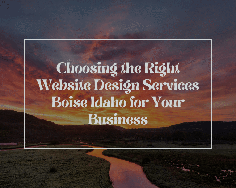 Website Design Services Boise Idaho