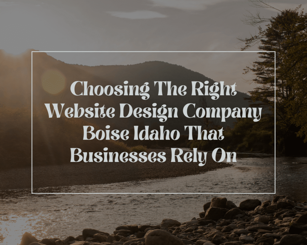 Website Design Company Boise Idaho