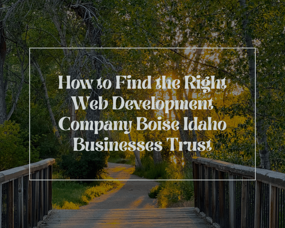 Web Development Company Boise Idaho
