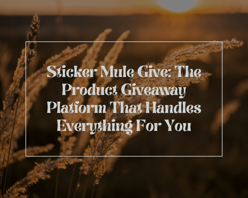 Product Giveaway Platform